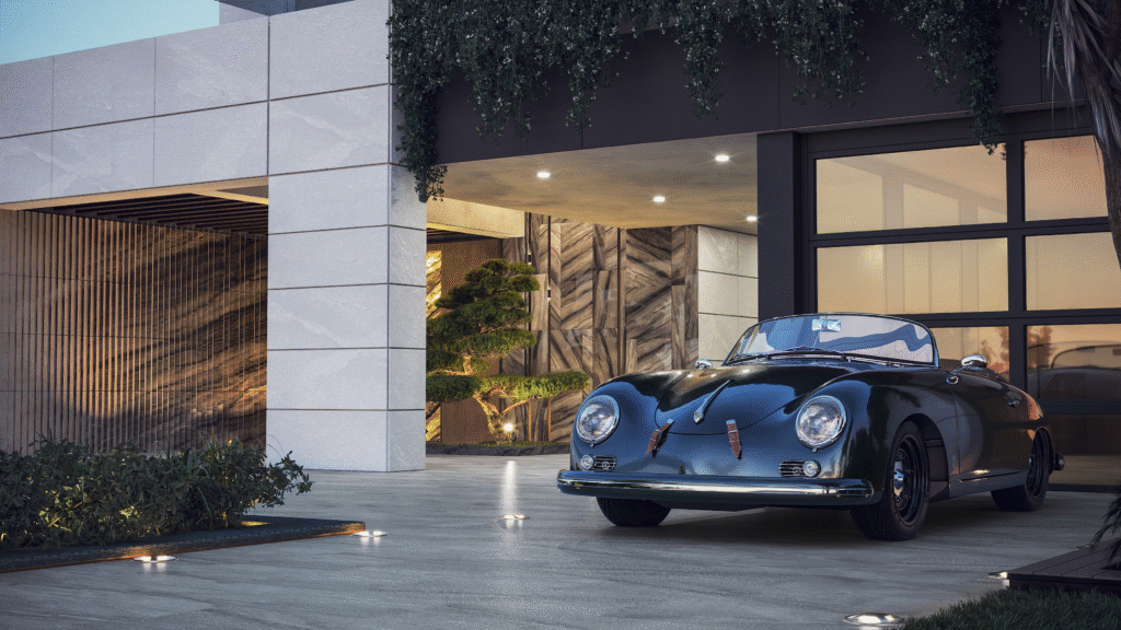 Luxury Car Garage Design: Integrating Into Home Layout - OLT DESIGN AE